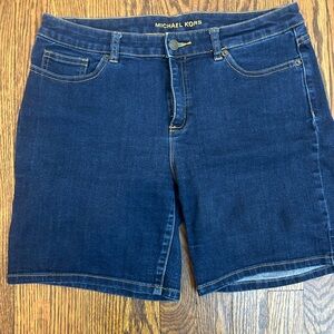 Michael Kors Dark Blue Jean Shorts
